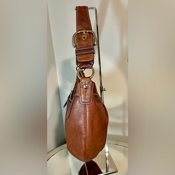 Coach Brown Leather Hobo Shoulder Bag - Picture 4 of 6